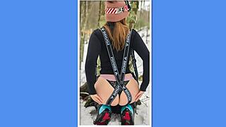 Hot Couple Has Intense Outdoor Sex