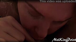 Melkingpoint Delivers Golden Blowjob With Deepthroat