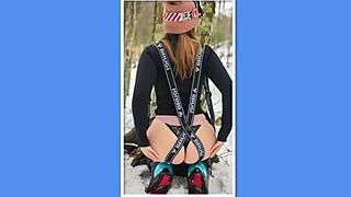 Hot Couple Has Intense Outdoor Sex