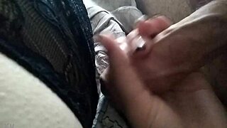 i'm givin' her a handjob but it's gettin' all messy and sticky.