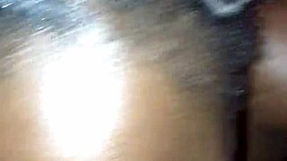 Shy Darkskin Teen Gags on First-Time Blowjob in Ghetto Setting - Unexpected Twist!