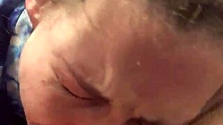 naughty girl gagging and choking on sloppy deepthroat action