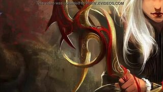 redhead in a hot solo scene