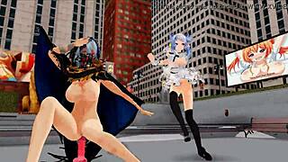 Damsel And Futanari Sing And Dance