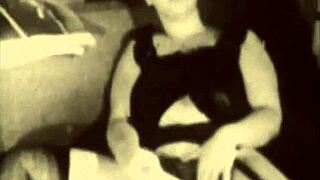 Vintage Granny's Hairy Pussy: A Retro Lesson in Love
