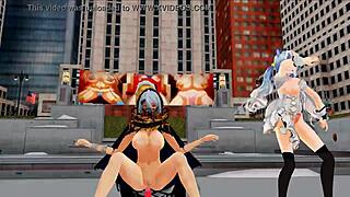 Damsel And Futanari Sing And Dance