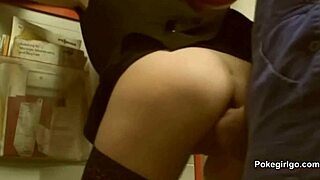 Amateur couple having home sex action.