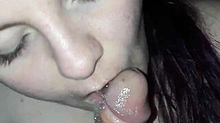 Sloppy Big Cock Sucking Late Night!