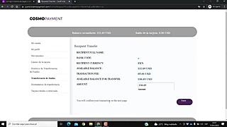 Peruvian Model Receives Fourth Payment