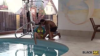 Bored Teen 18+ Babe Demands Intense Interracial Fuck from Strong Black Male