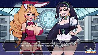 Jan And Anna's Vampire Threesome Sucks Blood And Cum