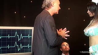 Kinky Nurse Katie Weale Craves More Than One Hard Cock