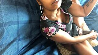 Latina And Ebony Couple Explore Toys And Big Black Cocks