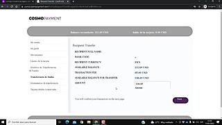 Peruvian Model Receives Fourth Payment