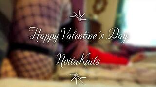 Happy Valentines Fucking With Kailas Harleyquin In Latina Cosplay Costume Voyeur Scene Brunette Young 18+