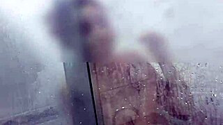 Wife’s bathroom make out becomes hard core sex