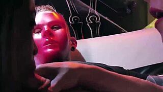 Johnnygoodluck and beautiful Daya Knight engage in cowgirl riding and deepthroat in threesome