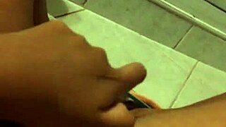 yamileth matamoros, are you masturbating in the bathroom?