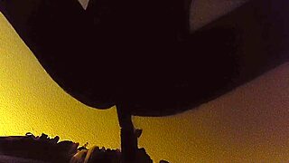 Janna Love's Cute Crossdresser Passionately Plays with 11-Inch Dildo in Homemade Assfucking Scene