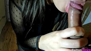 she makes me cum in her mouth in a public bathroom with big tits