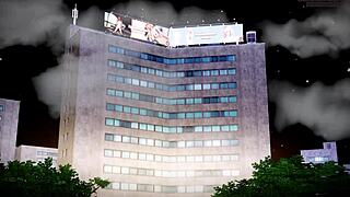 Amazing futa hentai creampie in the bathroom! Is it the hottest anal sex yet?