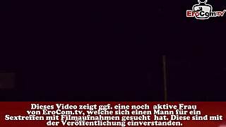 Intense street sex at night with skinny hooker and german pro pimp agent