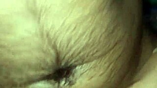 Big black cock drops loads in threesome