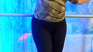 Hotwife Steffi Dancing Pussy in Business Casual! Redhead Milf Solo Homemade Fun.