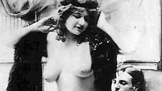 Susan’s hairy pussy gets a tribute in the old style