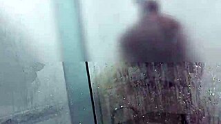 Wife’s bathroom make out becomes hard core sex