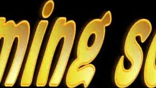 Crazy white bitch in wild action video clip