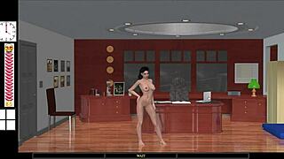 i'm playing grace's day at the office, and it's ending with some fun in lingerie