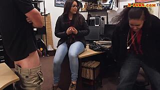 Couple bitches get screwed while stealing