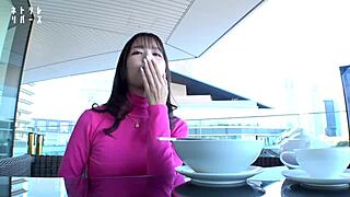 Big tits amateur gets blowjob and fucked hard