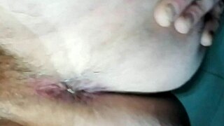 Anal Play with Shemale and Dildo Toy