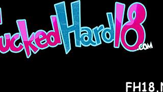 Teen gets oiled massage turning into hardcore sex