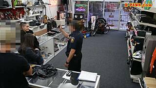 Couple bitches get screwed while stealing