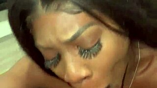 Ebony Slut Sucks Big Black Cock