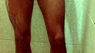 Young Stud Showers And Displays His Impressive Cock