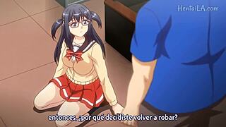 hentai gordo explores wild adventures in a local shop setting