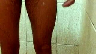 Young Stud Showers And Displays His Impressive Cock