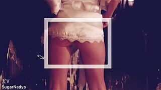 Sugarnadya Performs Chic Dance in Black and White Heels