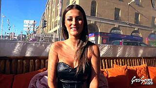 European Young 18+ Slut Lylou Adores Petite Pussy Pounded In Lingerie