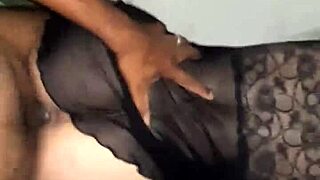 Married nymph waited for hung guy in nightgown and took his cock 😏