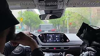 Ebony Teen Rides Big Black Cock for Ride Home