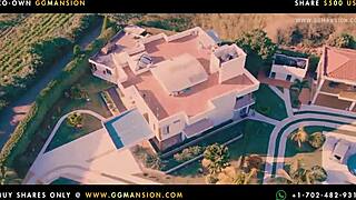 Latina brunette double date turns private