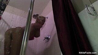 nikita von james showers alone