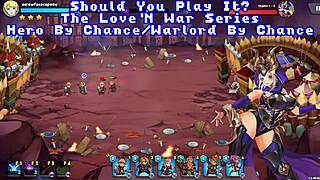 Hero by chance, warlord by chance? Cheap hentai tower defense with boobs and sex.