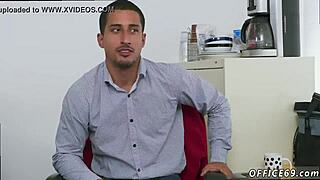 Straight men get hard watching gay porn for bonus