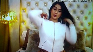 Wow! Teasing Latina Camila Sugar strips wet!